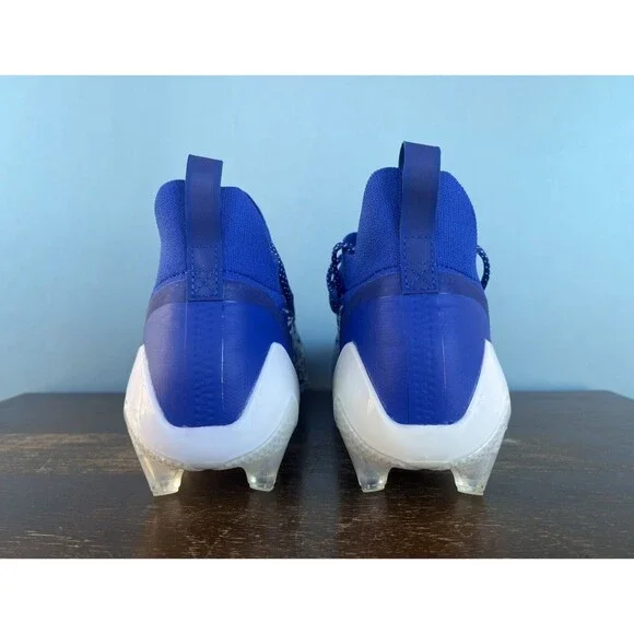 Adidas ADIZERO Primeknit Royal Blue/White Football Cleats Men’s Size 12 GV9622